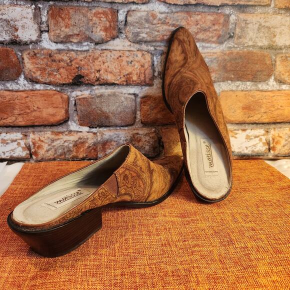 Matisse Shoes - Matisse Western Style Paisley Pointy Toe Block Heel Mules/Clogs US Size 10M